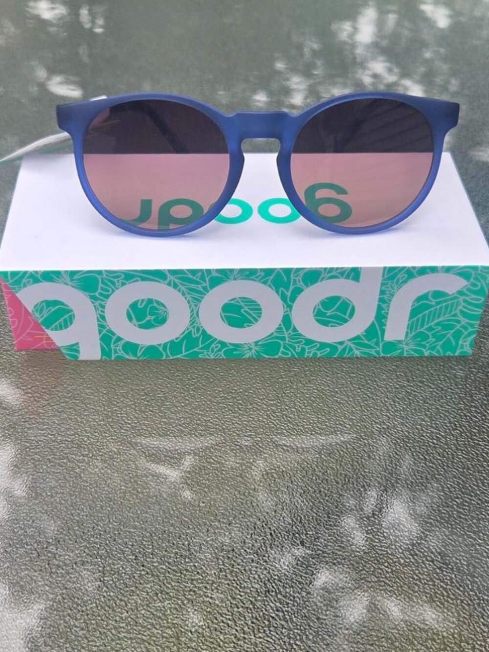 Goodr Circle G Dark Blue Sunglasses